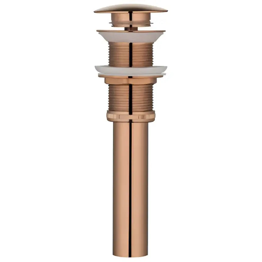 Brushed gold pop-up drain stopper 2-pack – bathroom sink drains