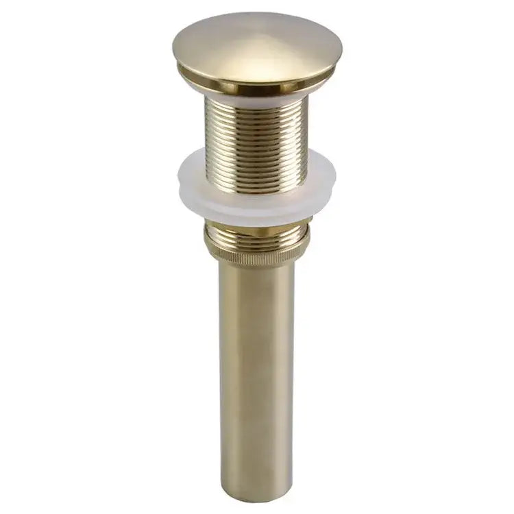 Brushed gold pop-up drain stopper 2-pack – bathroom sink drains