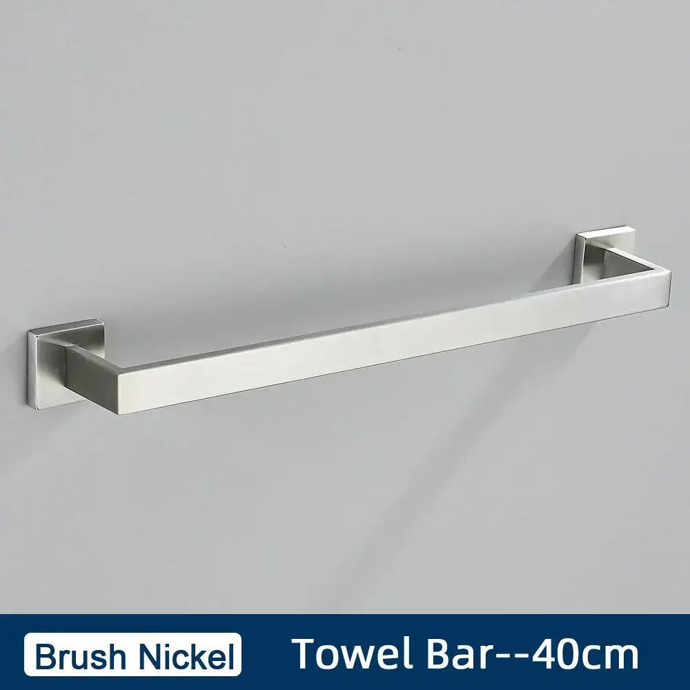 Brushed gold stainless steel bathroom accessories set