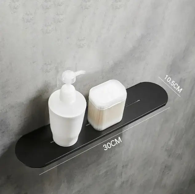 Brushed gold stainless steel bathroom storage rack with mirror front