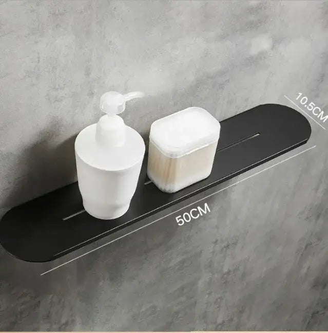 Brushed gold stainless steel bathroom storage rack with mirror front
