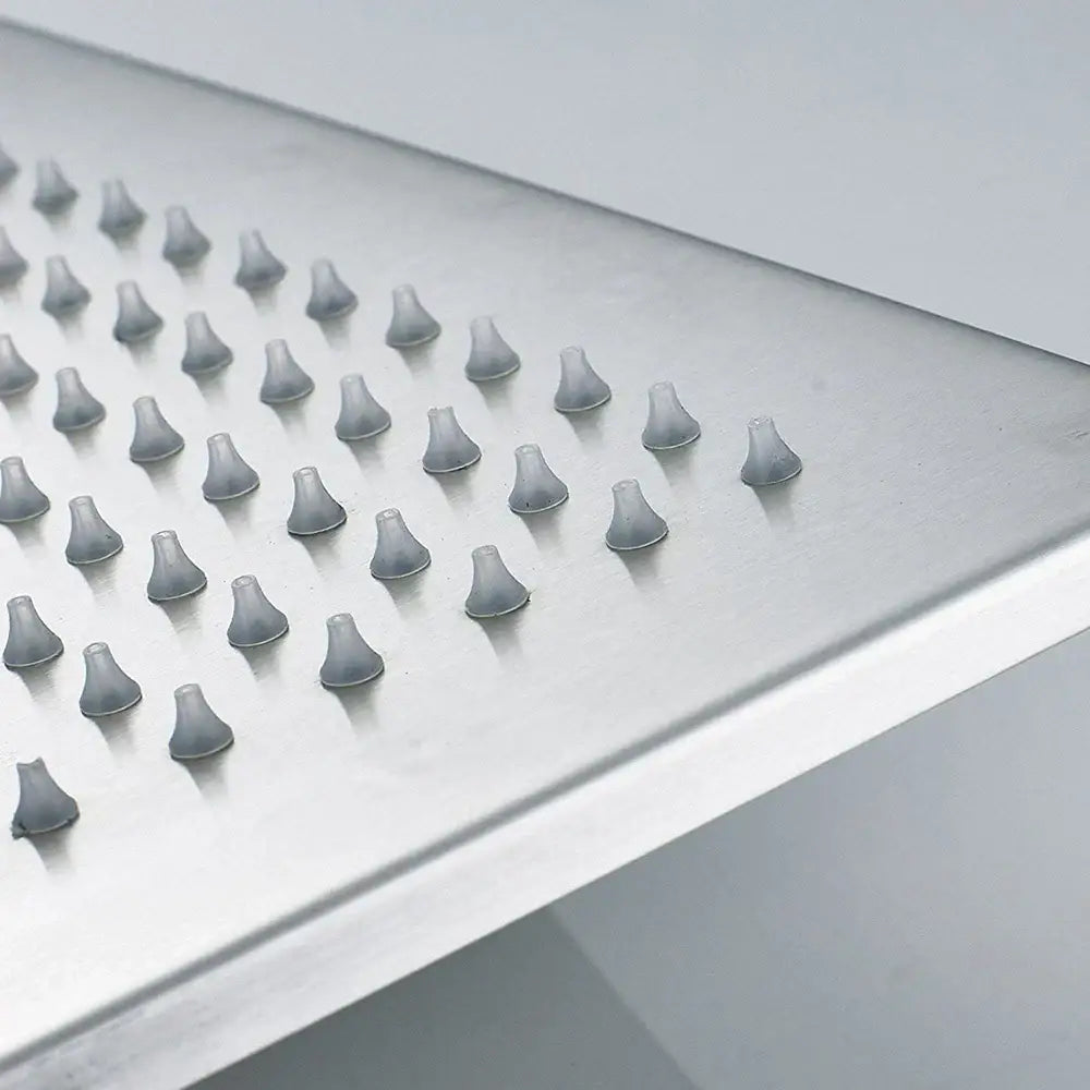 Brushed nickel led rainfall shower head bathroom blue light fixture