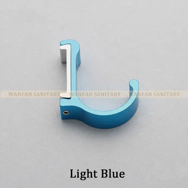 Candy color metal wall hooks for bathroom towels and coats