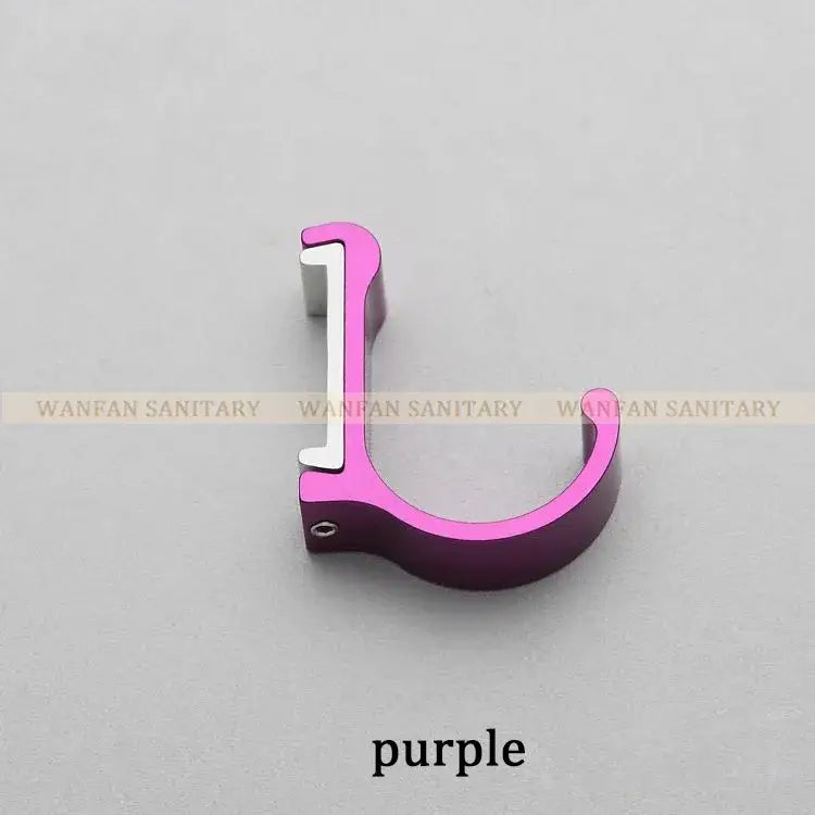Candy color metal wall hooks for bathroom towels and coats