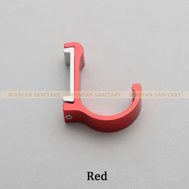 Candy color metal wall hooks for bathroom towels and coats