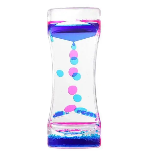 Candy liquid motion sand timer blue & green living room decor
