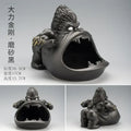 Cartoon black gorilla ceramic ashtray living room animal decor