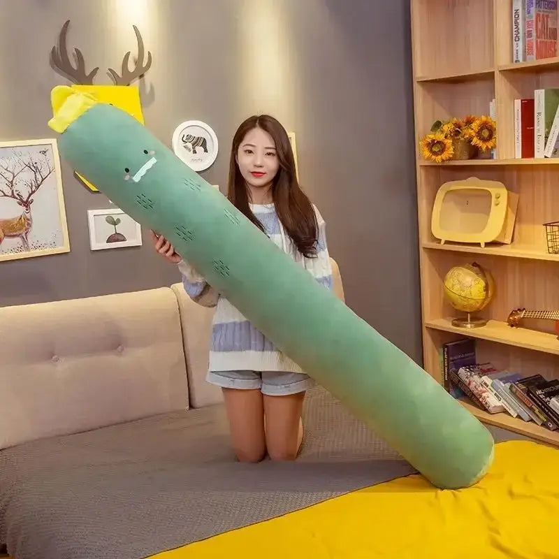 Cartoon vegetable plush comfort long body pillow bedroom decor