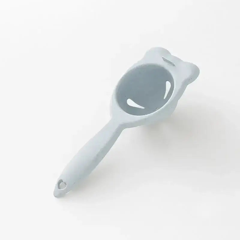Ceramic blue & white bear boiled eggs holder separator kitchen tool