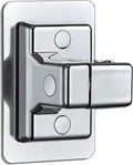 Chrome adjustable shower head holder with hose for bathroom
