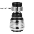 Chrome & white 360 swivel kitchen faucet aerator water saving nozzle