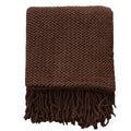 Chunky knitted leisure blanket throw – bedroom and living room decor