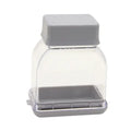 Clear and gray garlic grinding grater cutter kitchen tool