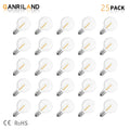 Clear shatterproof g40 1w pet led bulbs outdoor string lights patio