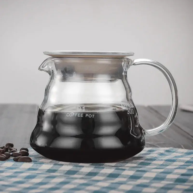 Cloud shaped glass coffee kettle – kitchen heat resistant teapot