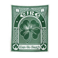 Clover psychedelic gothic wall tapestry green & white bedroom art