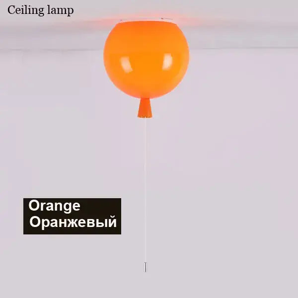 Colorful balloon ceiling light for bedroom and dining room