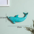 Colorful dolphin fish ocean ceramic wall decoration children's room