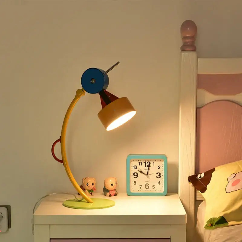 Colorful nordic kids treetop led floor lamp set for bedroom