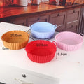 Colorful silicone basket trays set kitchen baking grill pan
