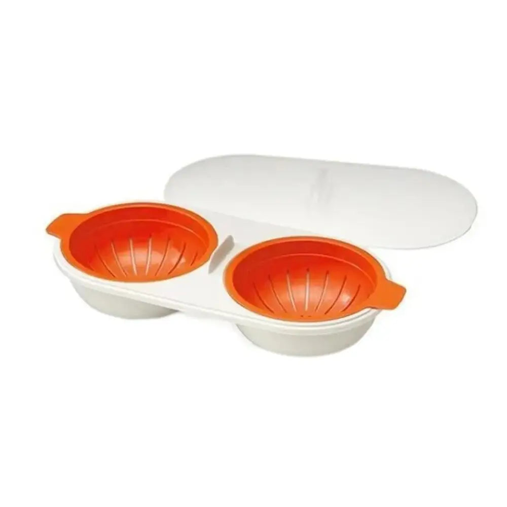 Colorful silicone double layer egg boiler silicone – kitchen tool