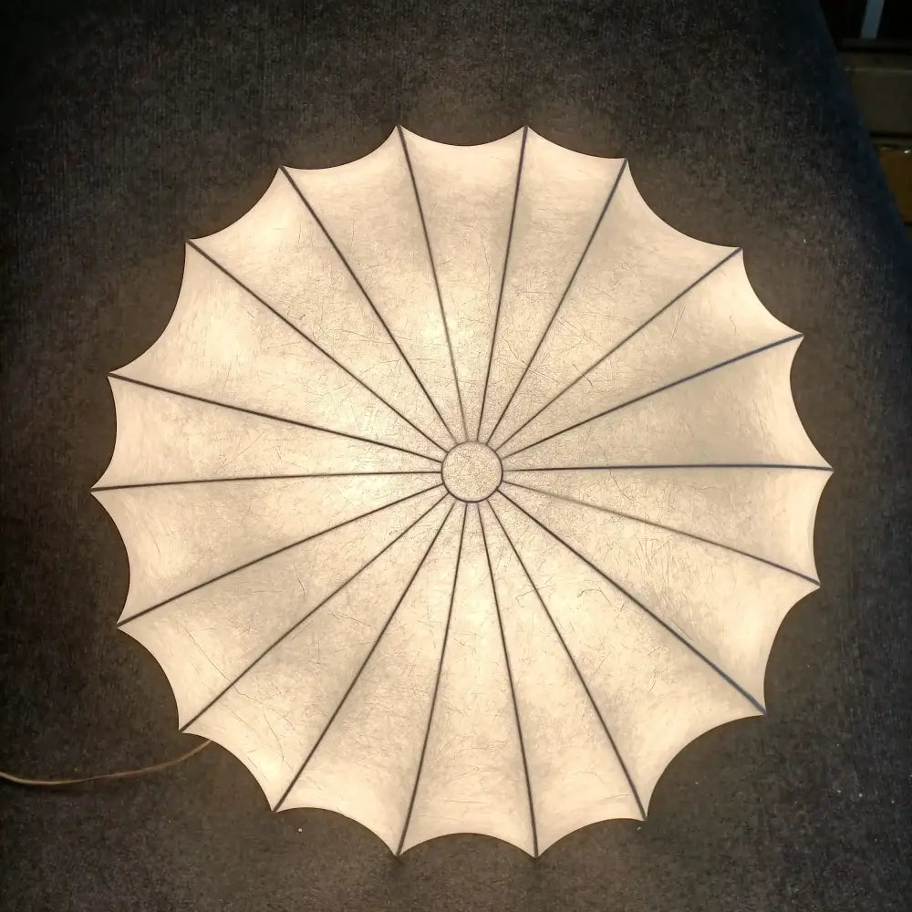 Contemporary cream petal led ceiling light for dining room