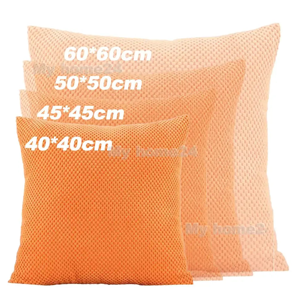 Corduroy corn kernel throw pillowcase living room sofa decor