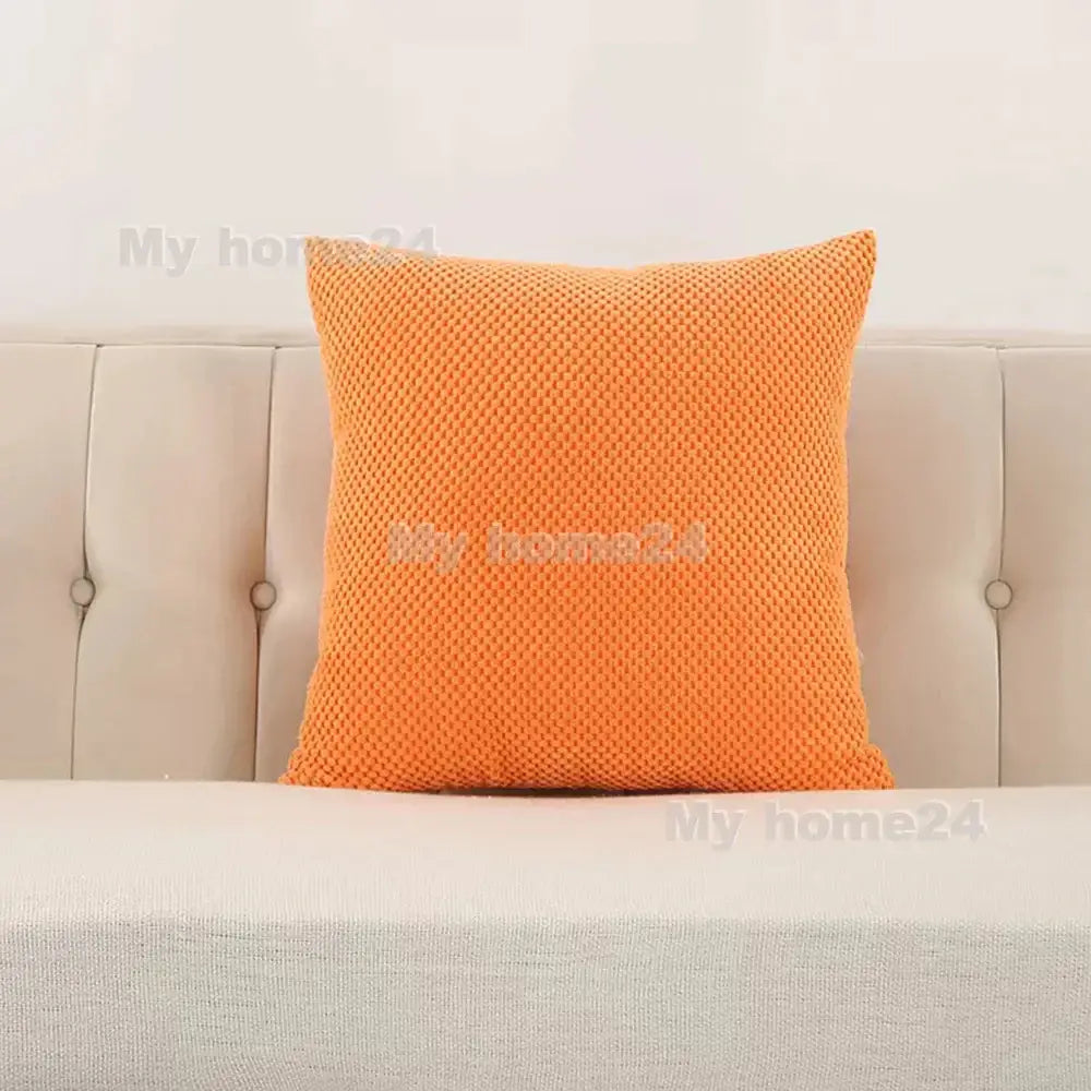 Corduroy corn kernel throw pillowcase living room sofa decor