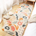 Cozy faux lamb wool good morning bedside rug for bedroom