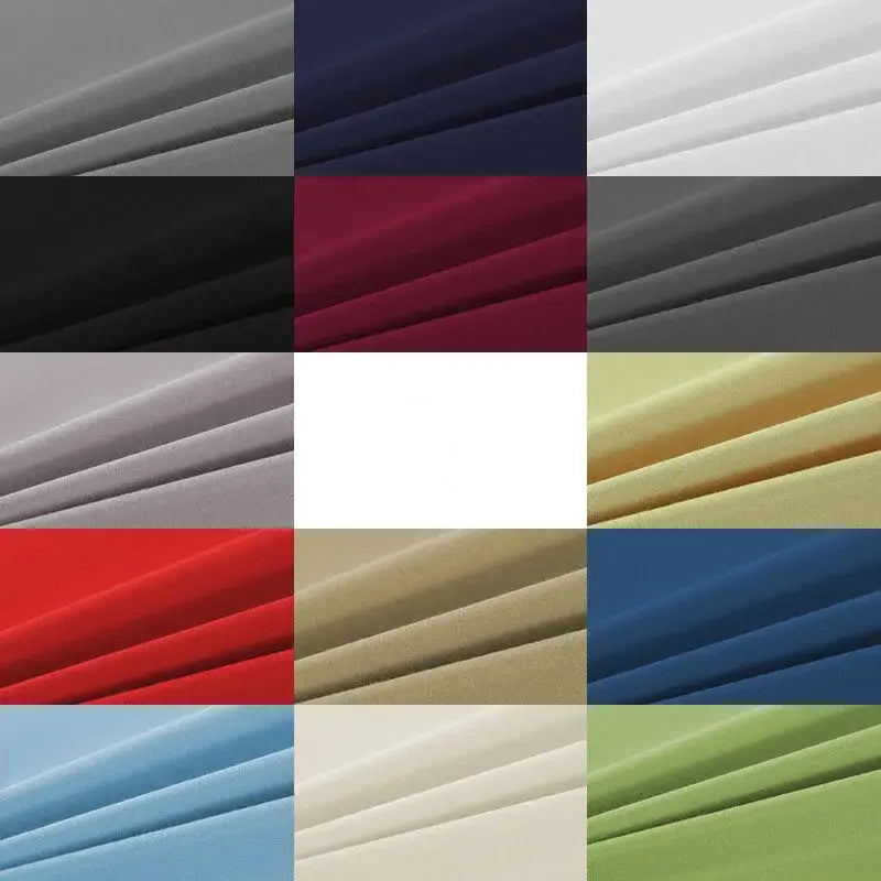 Cozy solid blue stretchy fitted sheet bedroom mattress cover
