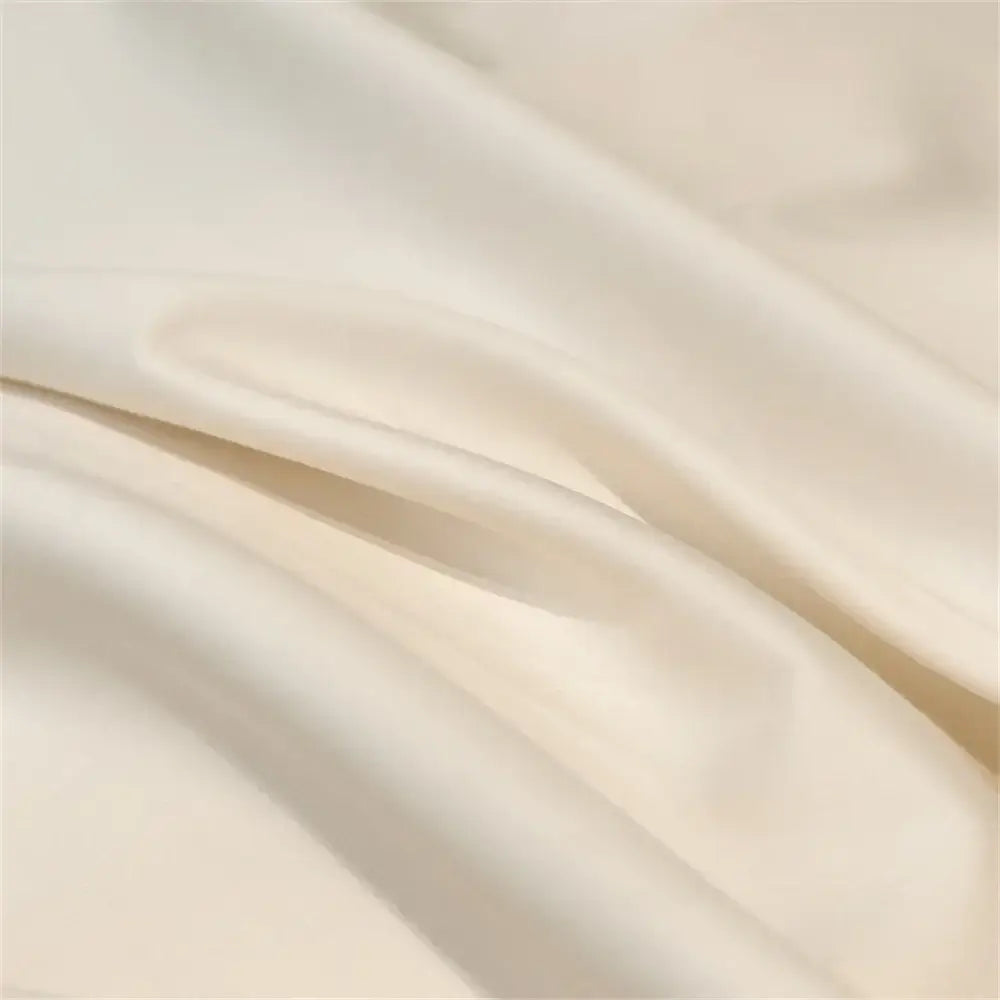 Cream & black egyptian cotton bedding set – bedroom satin linens