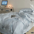 Cream eucalyptus lyocell luxury bedding set for bedroom