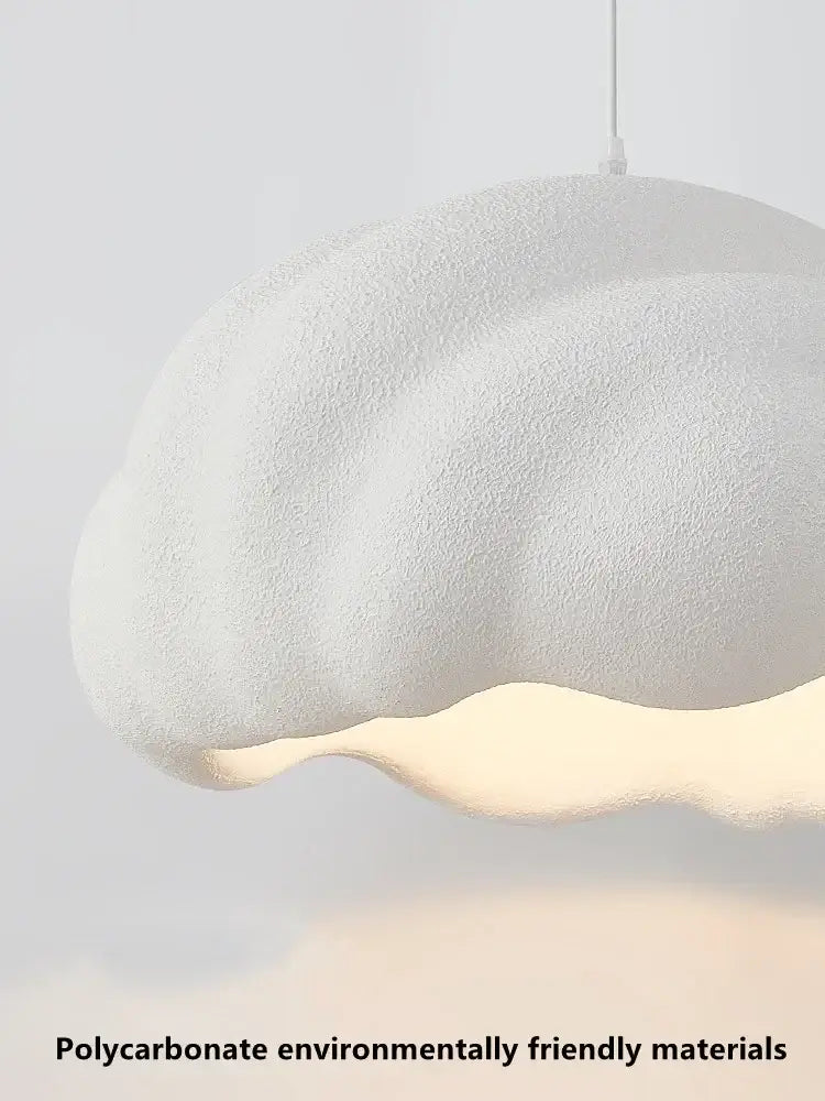 Cream wabi sabi cloud pendant chandelier dining room light