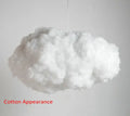 Creative white cotton cloud pendant lamp for kids bedroom