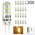 Crystal g4 led spotlight bulb pack for living room clear glass 20 count