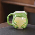 Cute cartoon animal ceramic mug set of 5 kitchen breakfast cups