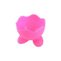 Cute colorful silicone egg cup holder kitchen breakfast tool