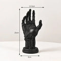 Cyberpunk silver & gold mechanical arm desktop stand gaming decor