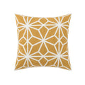 Daisy floral geometric embroidery pillowcase for living room decor