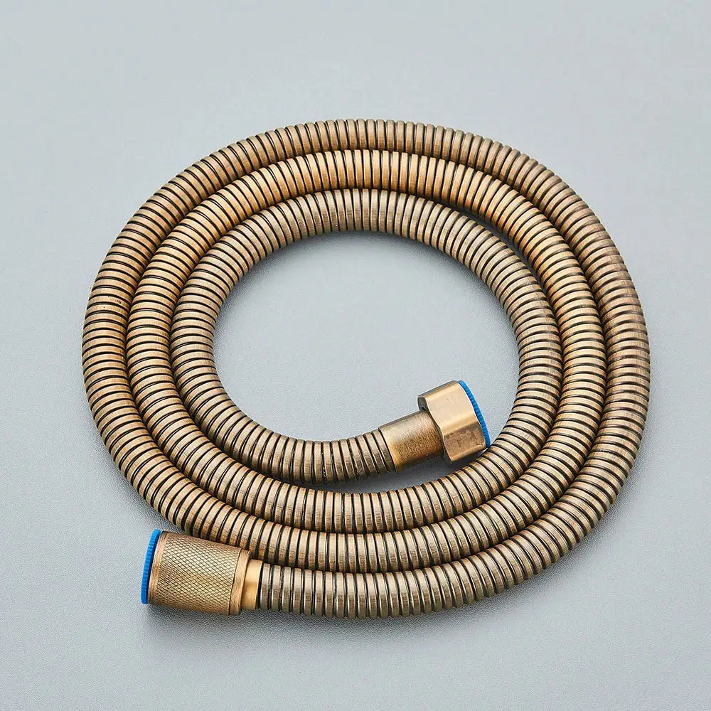 Black bronze flexible stainless steel shower hose bathroom replacement