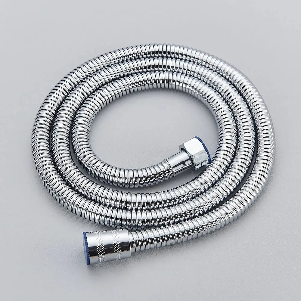 Black bronze flexible stainless steel shower hose bathroom replacement