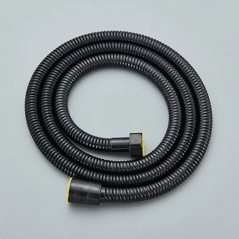 Black bronze flexible stainless steel shower hose bathroom replacement