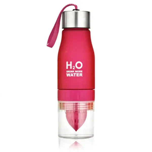 Black & white infuser water bottle kitchen hydration set