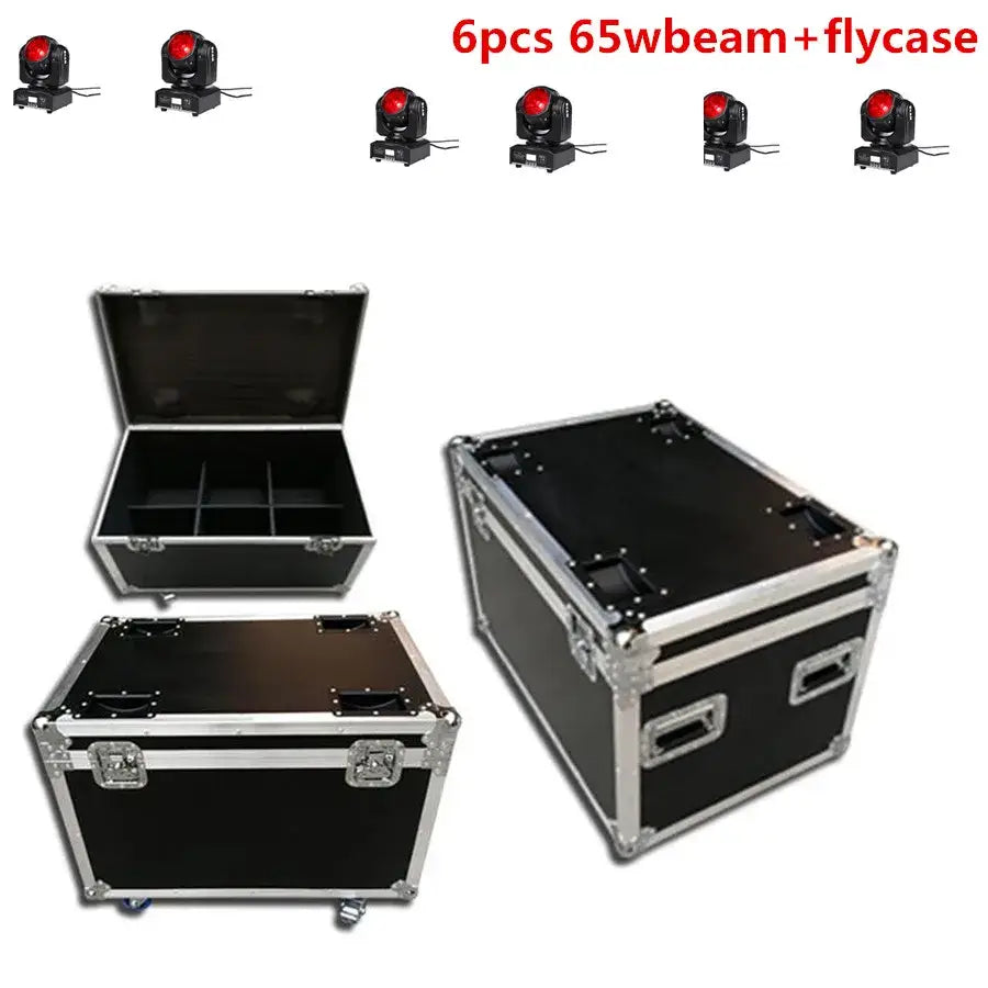 Black 65w rgbw beam led moving head spotlight disco party light