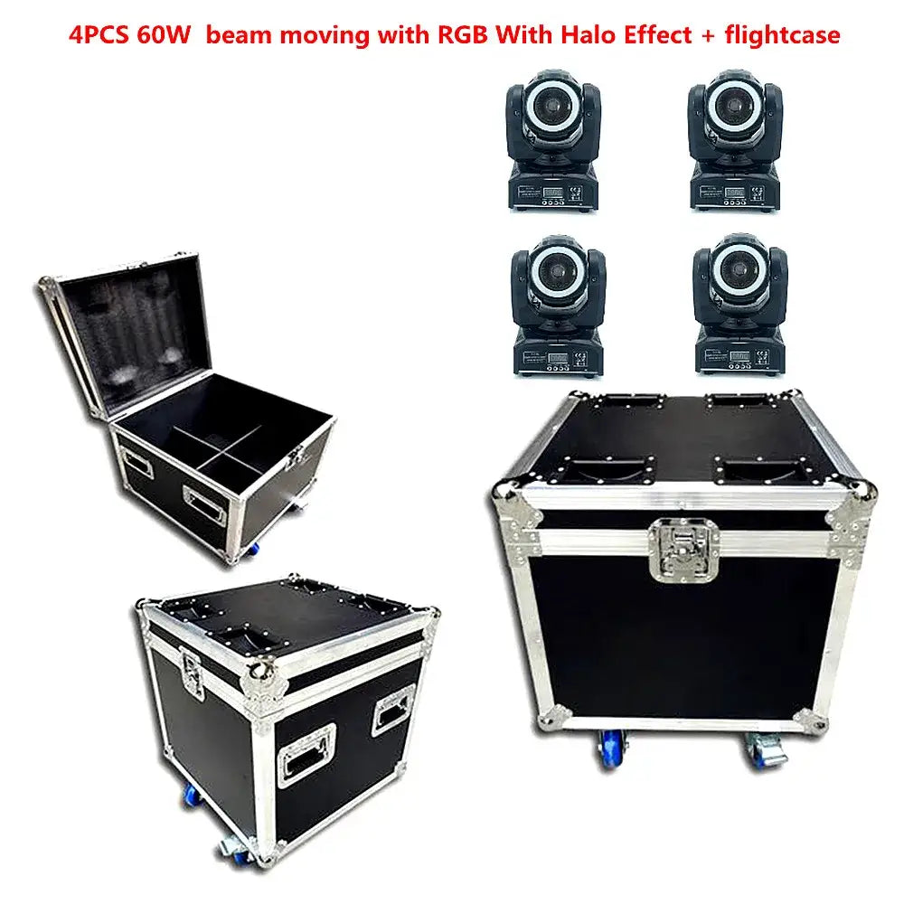 Black 65w rgbw beam led moving head spotlight disco party light