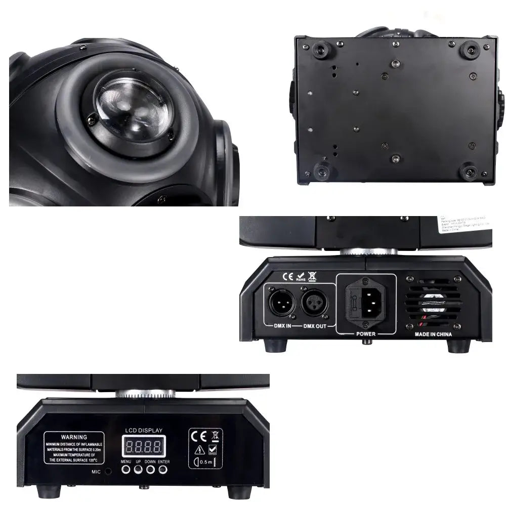 Modern black 8x15w moving head beam stage light for living room