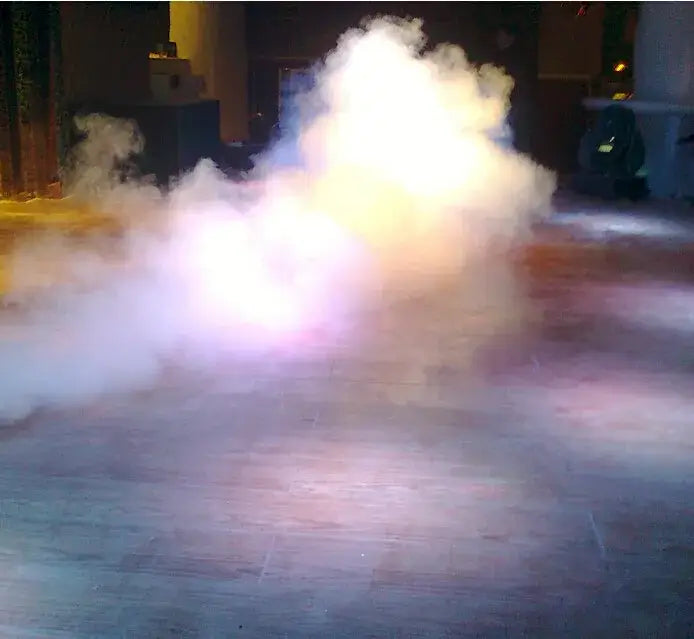 Black and silver wireless remote control smoke machine stage decor