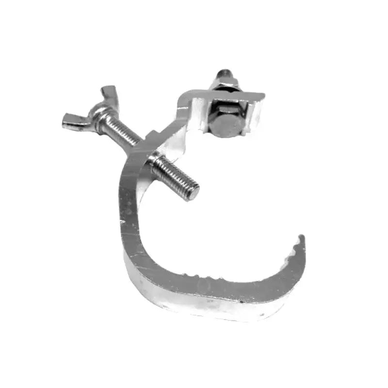 Silver aluminium light hook clamp 50 pack for stage lighting