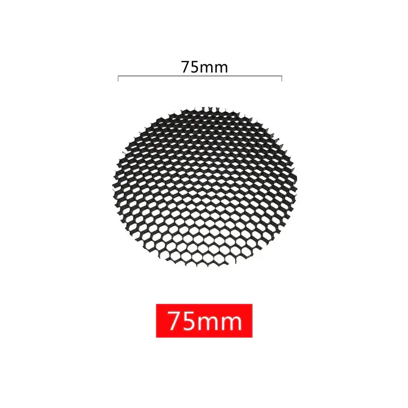 Black aluminum honeycomb downlight anti glare grill for living room