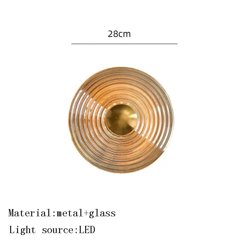 Vintage amber glass ceiling chandelier dining room gold tiered light